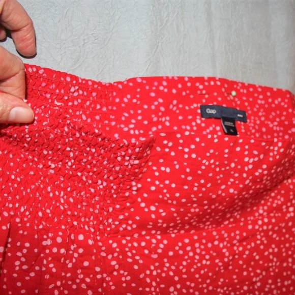 GAP Printed Mini-Skirt - Red Polka Dots - Picture 3 of 5